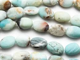 Matte Black Gold Amazonite Oval Gemstone Beads 16 18mm Gs4742 Gemstone Beads Amazonite Gemstones