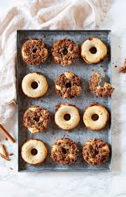 Donuts Mit Zimtstreuseln Ohne Frittieren Rezept Susse Teilchen Streusel Donuts