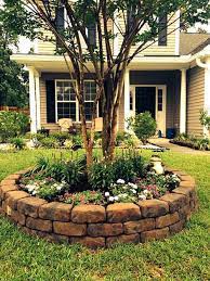 Jul 06, 2021 · petunias are often overlooked by green thumbs and experienced landscapers, but this humble but tough flower can not only add to your front yard landscaping idea but can even be the star of the show. 22 Beautiful Flower Beds Around Trees Decor Home Ideas