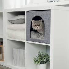 Ikea S Modular Kallax Shelves Are Known For Their Flexibility Fro B Kedi Evi Kedi Evcil Hayvanlar