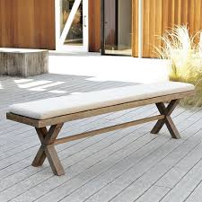 Jardine Outdoor Bench Dining Bench Cushion Apartment Patio Furniture Terrace Furniture