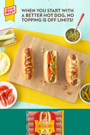 Maybe you would like to learn more about one of these? Party Prepping Can Be Both Creative And Simple With This Hot Dog Bar Oscar Mayer Hot Dogs Have No Artificial Preservative Hot Dog Recipes Dog Recipes Hot Dogs