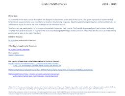 Learn vocabulary, terms and more with flashcards, games and other study tools. Http Www Stjohns K12 Fl Us Year At A Glance Wp Content Uploads Sites 101 2018 08 Grade 7 Mathematics Yag 18 19 Pdf