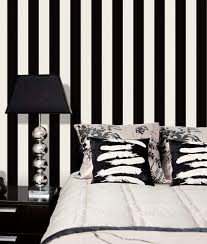 Black And White Striped Wallpaper Bedroom Napoleon Black White Stripe 6 5cm Bedroom Wallpaper Black And White White Wall Bedroom Stripe Wallpaper Bedroom