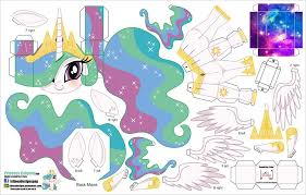 Princess Celestia Joinys 009 My Little Pony Craft My Little Pony Party Paper Dolls
