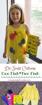 Diy Dr Seuss Costume One Fish Two Fish Recipe Fish Costume Storybook Character Costumes Dr Seuss Costumes