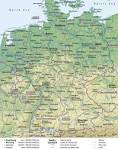 Image result for physical map of germany