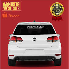 Check spelling or type a new query. Heavy Duty Waterproof Car Sticker Kalimah Rumi Stiker Kereta Oracal 651 Tampal Dari Luar Shopee Malaysia