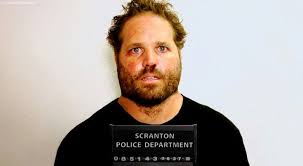 Roy S Rock Bottom Mugshot After Pam Leaves Him The Office Us Roy From The Office The Office Show The Office