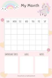 Unicorn Planner Free Printable Design Dazzle In 2020 Study Planner Printable Unicorn Planner Notes Planner