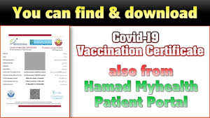 Check spelling or type a new query. Qatar Download Your Covid 19 Certificate From Hamad Myhealth Patient Portal Youtube