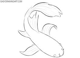 Art projects for kids.org is a participant in the amazon services llc associates program, an affiliate advertising program designed to provide a means for me to earn fees by linking to amazon.com and affiliated sites. How To Draw A Koi Fish Easy Drawing Art Koi Fish Drawing Fish Drawings Easy Fish Drawing
