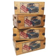 Maybe you would like to learn more about one of these? Mini Car Box Vintage Wooden Crate Austin 7 Classic Car