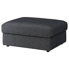 Vimle Footstool With Storage Tallmyra Black Grey Ikea Shop salvy grey and black footstool at lowest price in the uk from furniture direct uk with guaranteed fast delivery.