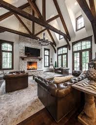 Snuggle By A Fire In A Timber Frame Dream Home Design Rustic Home Design Home