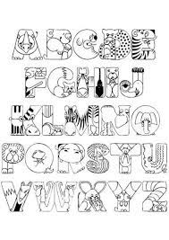 Desenhos para colorir de letras. 40 Letras Do Alfabeto Para Colorir E Imprimir Gratis
