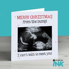 Check spelling or type a new query. First Christmas Card Baby Scan From The Bump Beyond The Ink