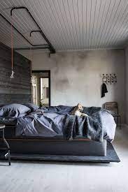 43 Stylish Industrial Designs For Your Home Industrial Decor Bedroom Modern Bedroom Ideas For Men Industrial Style Bedroom