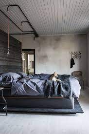 Industrial interior design is a celebration of the utilitarian material that make up a home. Industrial Interior Design Bedroom Home Design Ideas