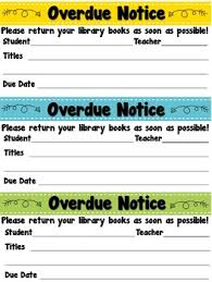 Check spelling or type a new query. Library Book Notices For Overdue Late And Damaged Books Tpt