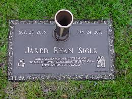 Classic Design Grave Marker With Flower Vase Bronze Plaque Grave Marker Headstones