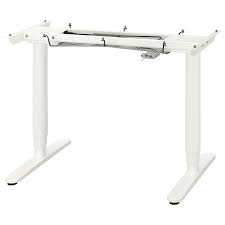 Bekant Underframe Sit Stand F Table Tp El White In 2020 Ikea Ikea Bekant Desk Legs