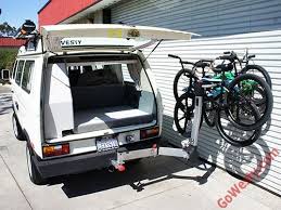 Yakima Swingdaddy Hitch Mounted Bike Rack 4 Bikes Gowesty Vw Vanagon Bike Rack Recreational Vehicles