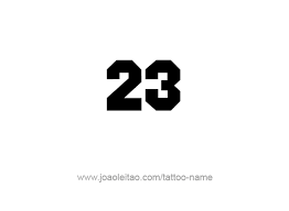 Similar to other placements, there are a lot more. Twenty Three 23 Number Tattoo Designs Page 4 Of 4 Tattoos With Names Tattoo Designs Cool Small Tattoos Small Tattoos