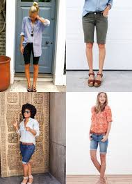 Knit shorts, in regular & petite, created for macy's. How To Wear Bermuda Shorts Tons Of Shorts Outfit Ideas Merrick S Art Shorts Outfits Women Bermuda Shorts Outfit Modest Summer Outfits