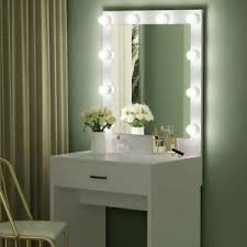 tribesigns lighted white vanity table