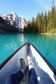 The Bluest Water Can Be Found In The Famous Moraine Lake In Banff National Park Make Sure You Wake Up Earl Banff National Park National Parks Places To Travel