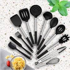Check out our new arrivals. Best Choice Kitchen Utensil Set 36pcs Silicone Cooking Utensils With Holder Heat Resistant Non Stick Bpa Free Stainless Steel Handle Silicone Spoons Spatula Turner Whisk Tongs Measuring Cups Cooking Tools Set For Your Style Of Play At