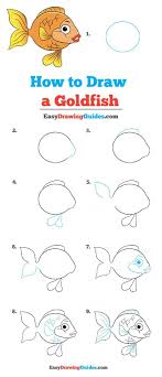 How To Draw A Goldfish Really Easy Drawing Tutorial Easy Drawings Drawing Tutorial Easy Easy Fish Drawing