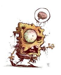 Spongebob Zombie Zombie Art Art Zombie