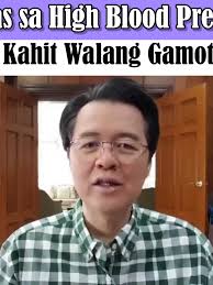 Lunas sa High Blood Pressure Kahit Walang Gamot.