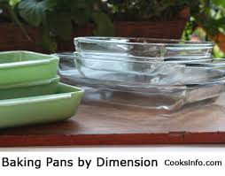 baking pans by dimension