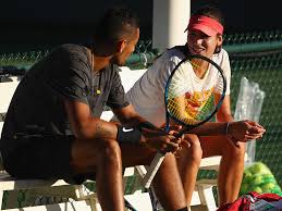 The world number 52 from australia, who had a turbulent two. Nick Kyrgios L And Ajla Tomljanovic Take Time Out From Practice At Indian Wells Getty Images Tennismash