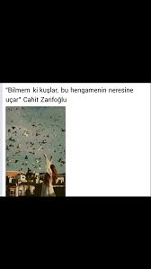 Bilmem Ki Kuslar Bu Hengamenin Neresine Ucar Cahit Zarifoglu Kus Ozlu Sozler Guzel Soz