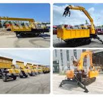 China Manufacturer of Crawler Dumper With Crane Tracked Carrier