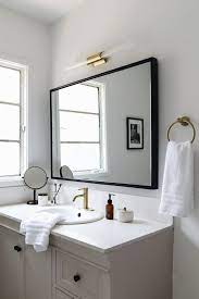 Weekend Bathroom Makeover With Boutique Hotel Vibes Anne Sage Bathroom Makeover Black Bathroom Fixtures Bathroom Light Fixtures