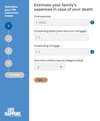 Our free life insurance calculator estimates how much money you'll need to pay off your debts, earnings and everyday living expenses if something insurance policies often have a waiting period. Life Insurance Ri Southern New England