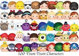 Tsum Tsum Characters 100 High Resolution Digital Clipart Etsy Tsum Tsum Characters Disney Tsum Tsum Birthday Gifts For Teens