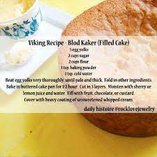 Viking Recipe Blod Kaker Filled Cake Vikingfood Viking Food Nordic Recipe Medieval Recipes