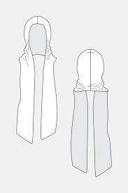Nuna Hood Scarf Scarf Sewing Pattern Scarf Knitting Patterns Hooded Scarf Pattern