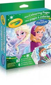 Cut the top to separate the pages. Crayola Frozen Mini Colouring Pages Walmart Canada