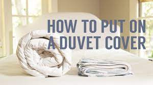 Lay comforter on top of duvet cover. How To Put On A Duvet Cover In Seconds Youtube