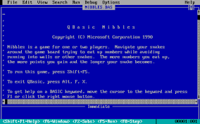 Nibbles Qbasic Microsoft Free Download Borrow And Streaming Internet Archive