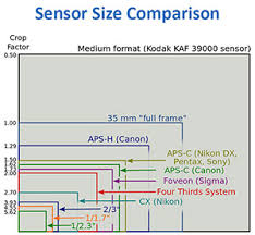 Sensor Size Comparison Chart Weekend