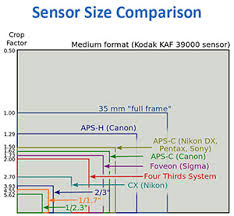 sensor size comparison chart weekend