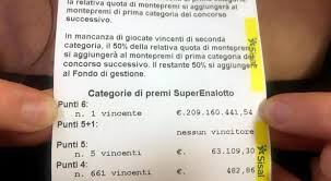 La ricevuta della giocata vincente deve essere presentata non hai vinto giocando al superenalotto, al superstar o al sivincetutto? Superenalotto Centrato Il 6 Vinti 67 Milioni Ad Arcola Vicino La Spezia Con Una Schedina Da 2 Euro